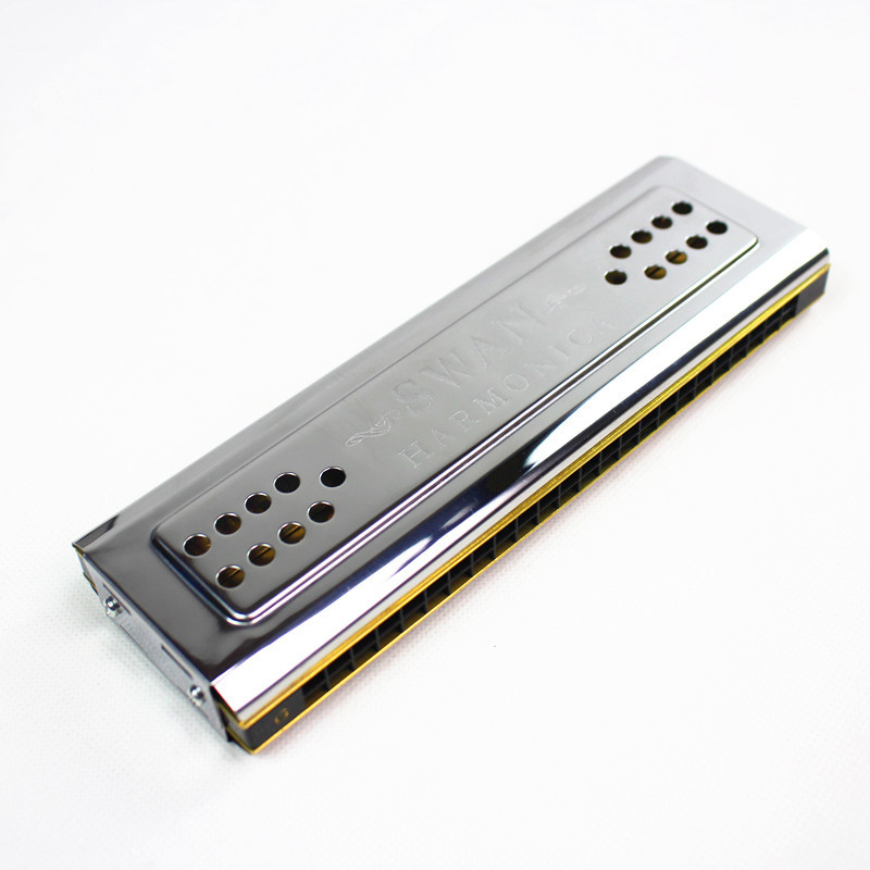 Harmonica 10 Hole - 양면 백조 하모니카 트레몰로 C 및