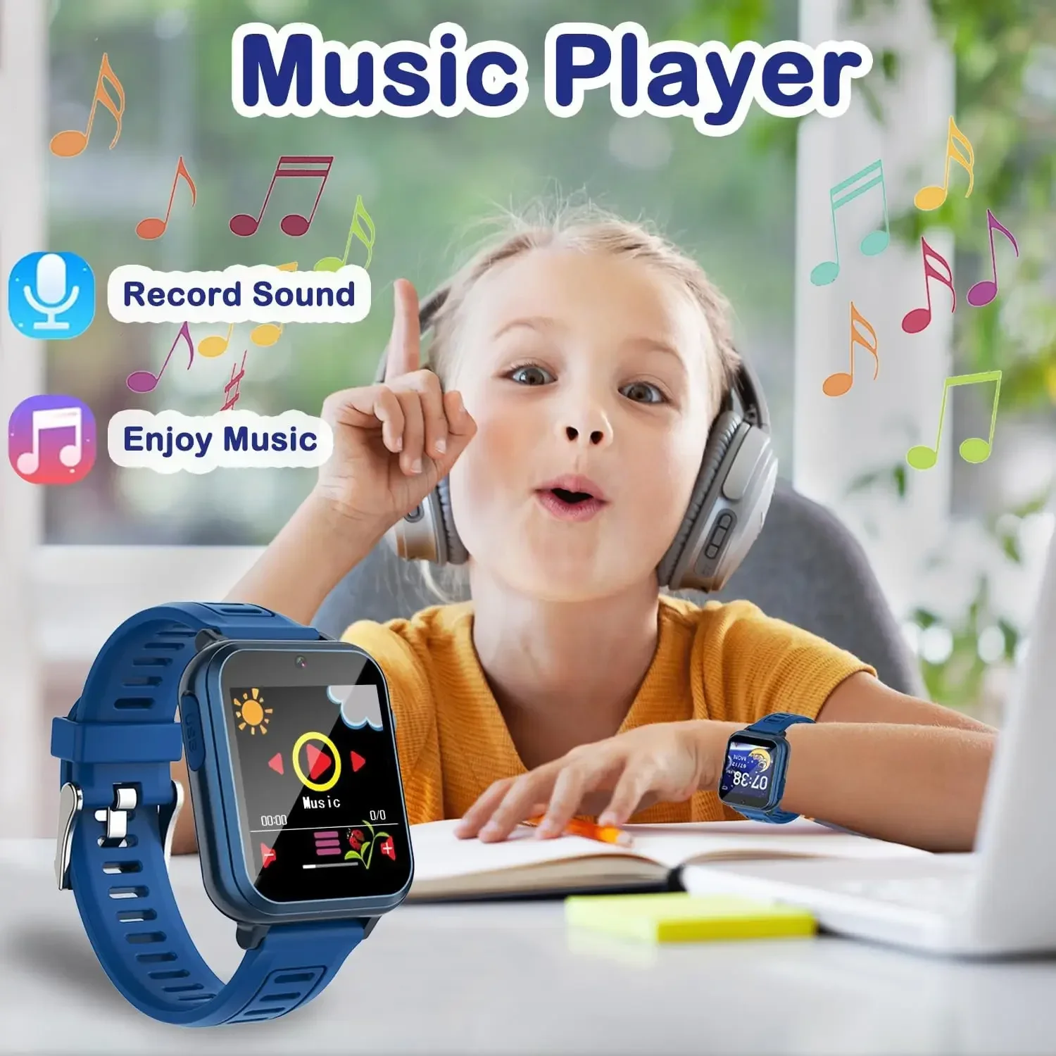 어린이 손목 시계 24 게임 어린이 스마트 시계 음악  - Audio Music Kids 리뷰 및 가격