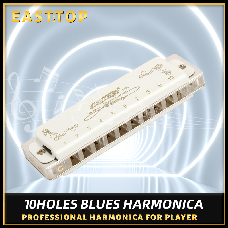 초보자, 연주자, 선물용 전문 블루스 디오닉 하모니카, - Harmonica 10 Hole 리뷰 및 가격
